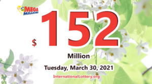 两位玩家在2021年3月26日赢得了百万美元的Mega Millions彩票。