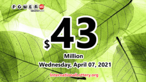 美国棒球大乐透（Powerball）于2021年4月3日的结果是：